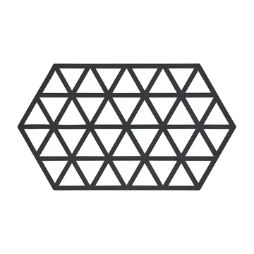 Triangles trivet 14x24 cm - Black - Zone Denmark