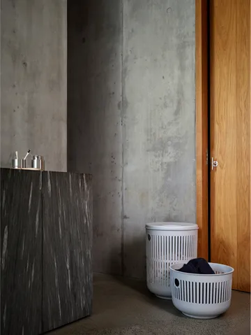 Ume laundry basket Ø40x29 cm - Soft Grey - Zone Denmark