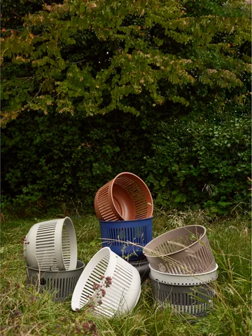 Ume laundry basket Ø40x29 cm - Taupe - Zone Denmark