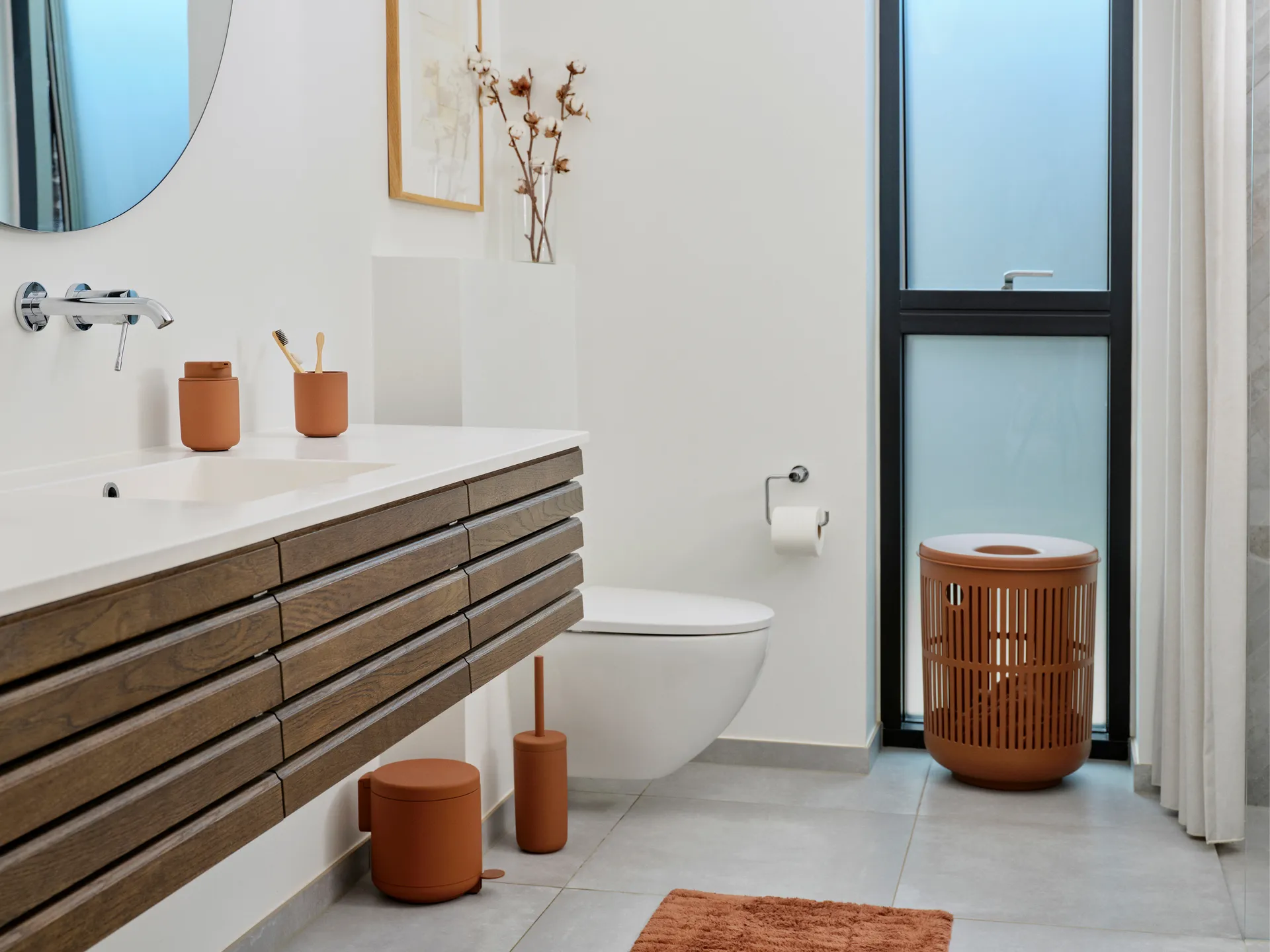 Ume soap dispenser, Terracotta Zone Denmark