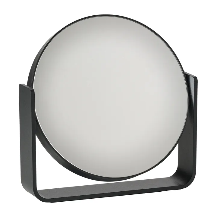 Ume table mirror with 5x magnification 19x19.5 cm - Black - Zone Denmark