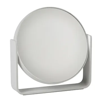 Ume table mirror with 5x magnification 19x19.5 cm - Soft grey - Zone Denmark