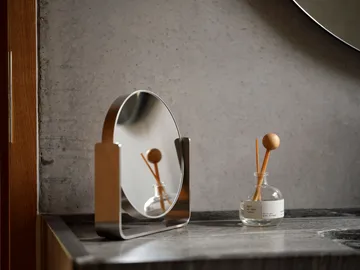 Ume table mirror with 5x magnification 19x19.5 cm - Steel - Zone Denmark