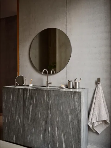 Ume table mirror with 5x magnification 19x19.5 cm - Steel - Zone Denmark