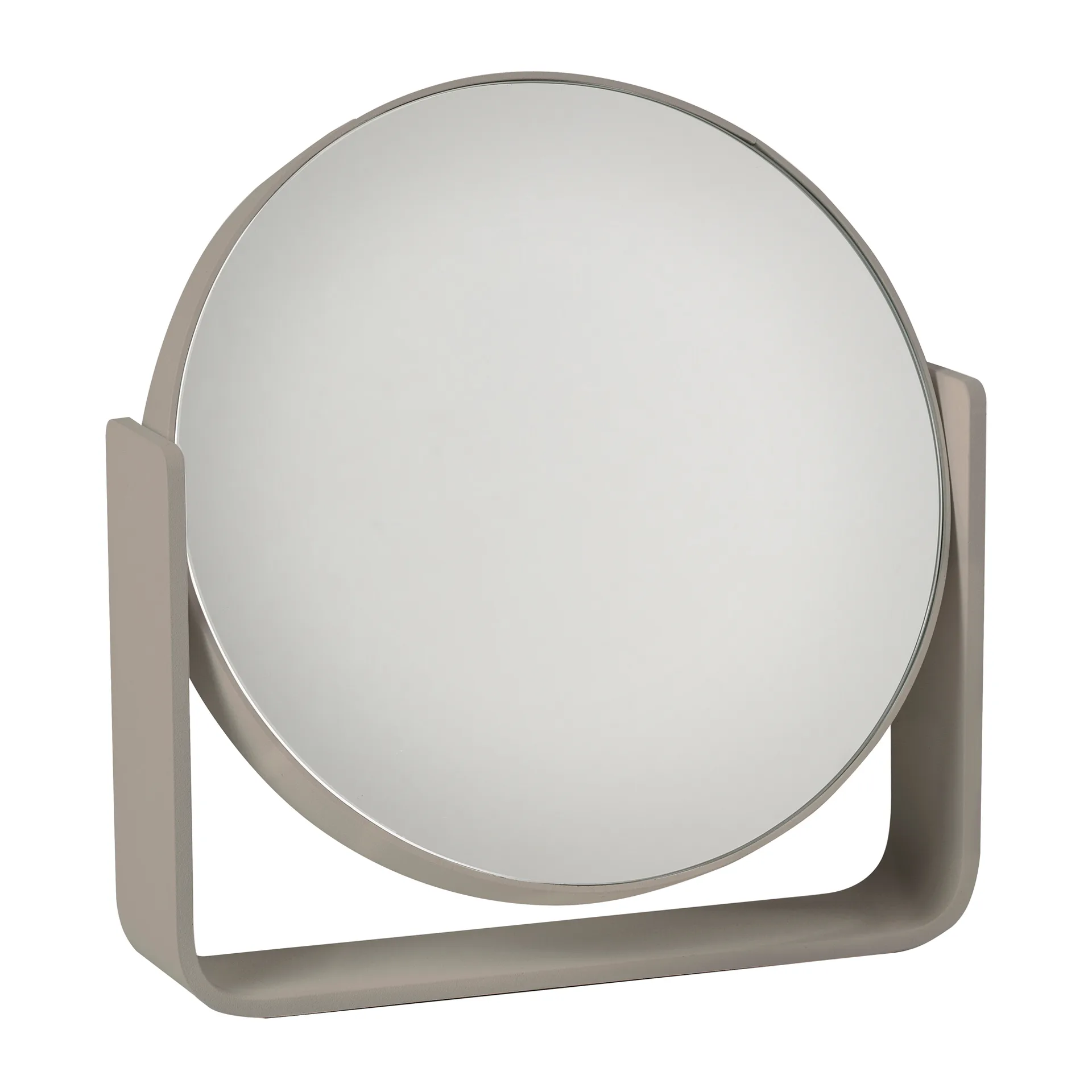 Ume table mirror with 5x magnification 19x19.5 cm, Taupe Zone Denmark