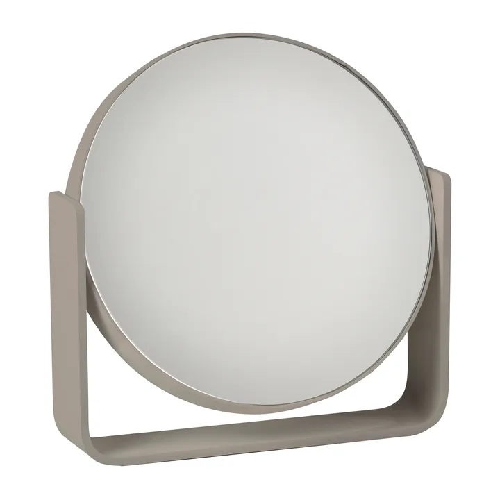 Ume table mirror with 5x magnification 19x19.5 cm - Taupe - Zone Denmark