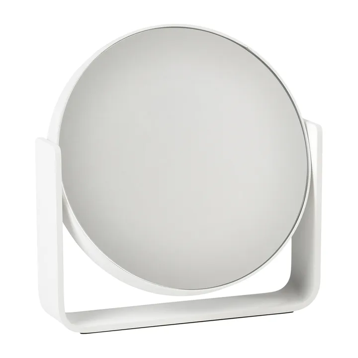 Ume table mirror with 5x magnification 19x19.5 cm - White - Zone Denmark