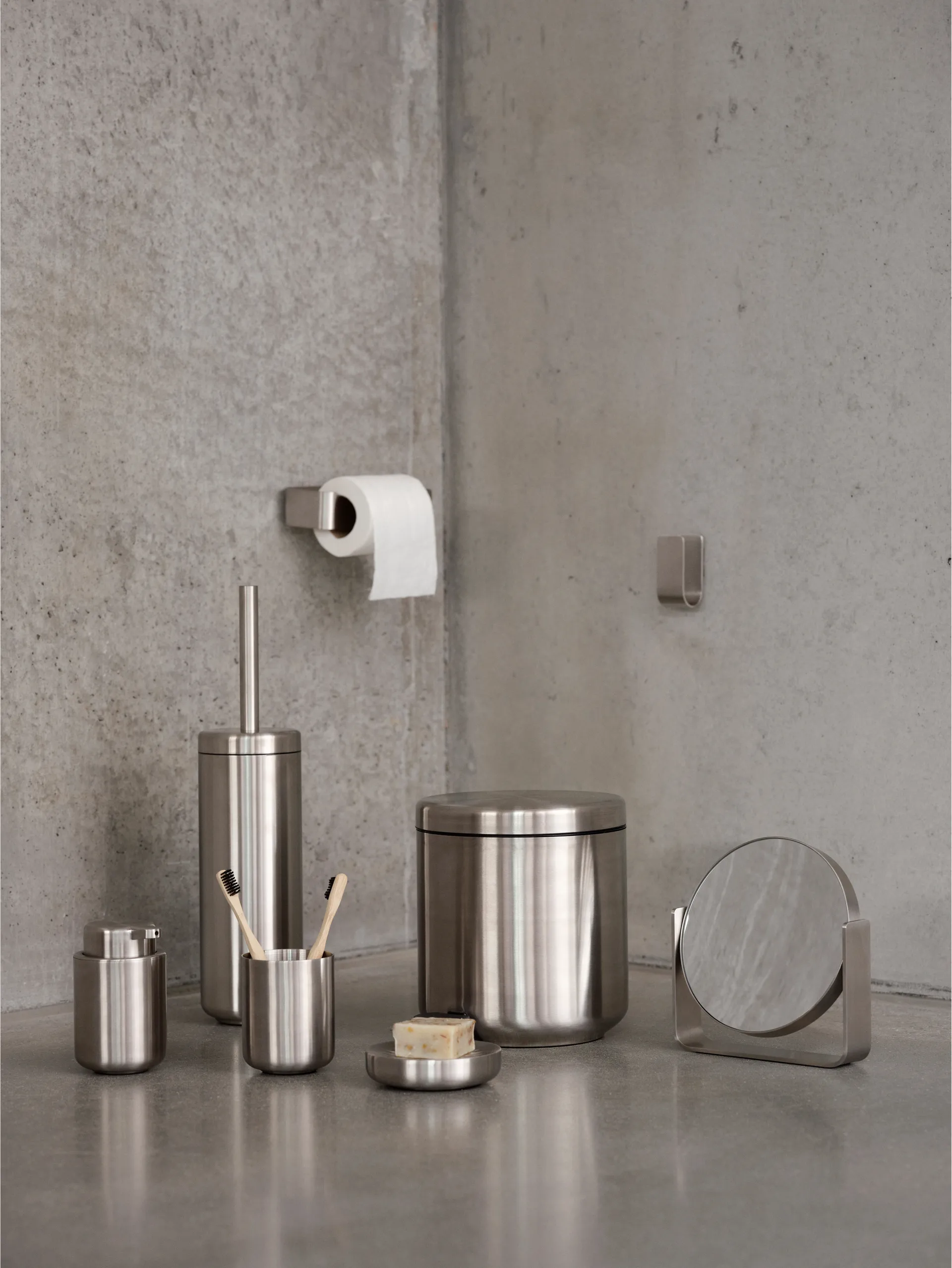 Ume toilet paper holder, Steel Zone Denmark