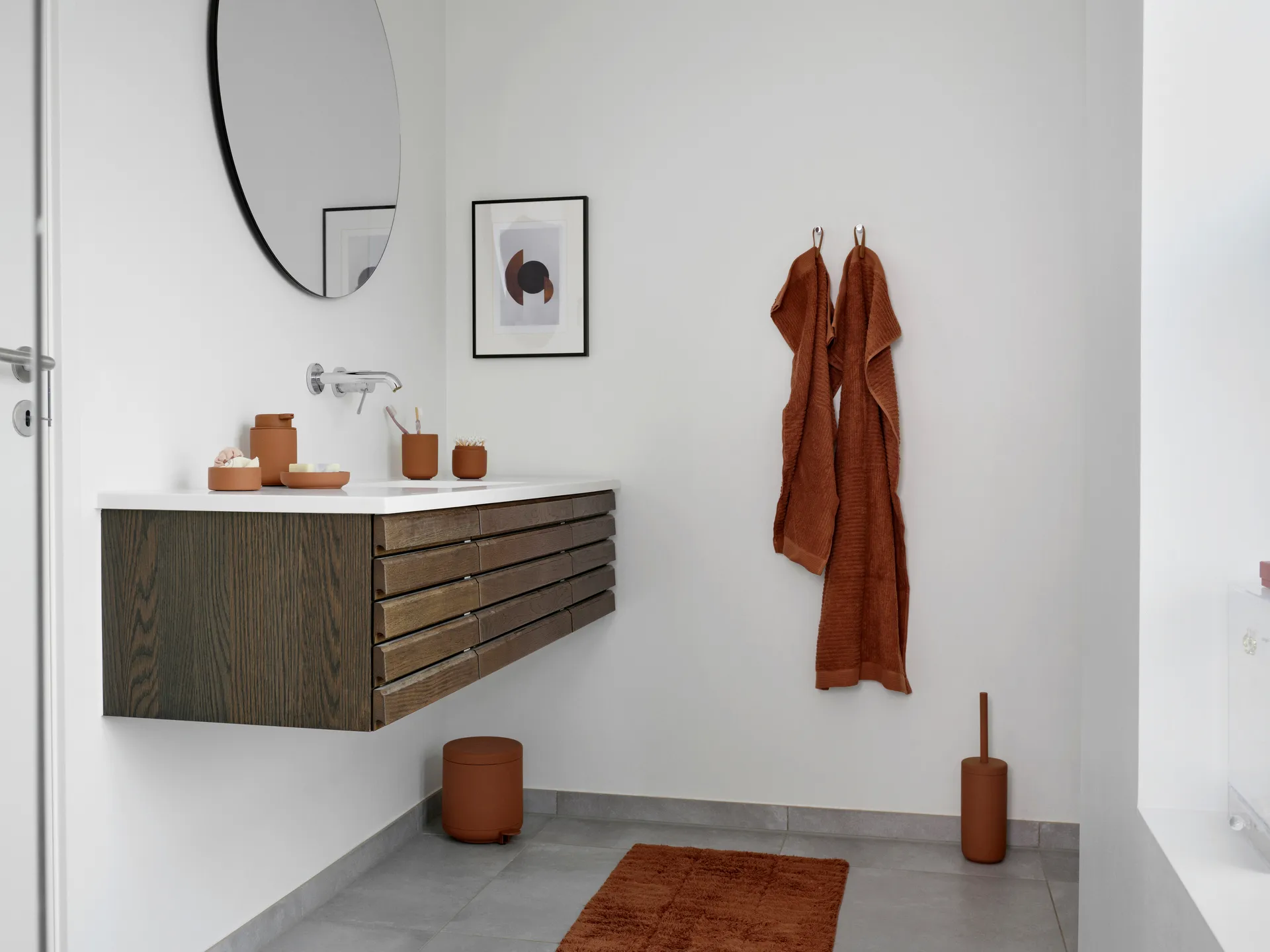 Ume toothbrush cup, Terracotta Zone Denmark