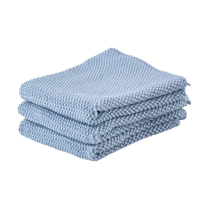 Zone dishcloth 3-pack - Blue - Zone Denmark