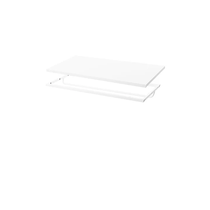 Molto 560 hanger - White, incl. white shelf - Zweed