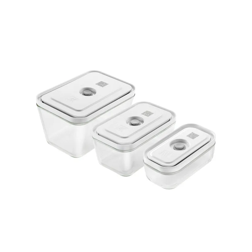 Fresh & save vacuum food container 3 pieces, Borosilicate glass Zwilling