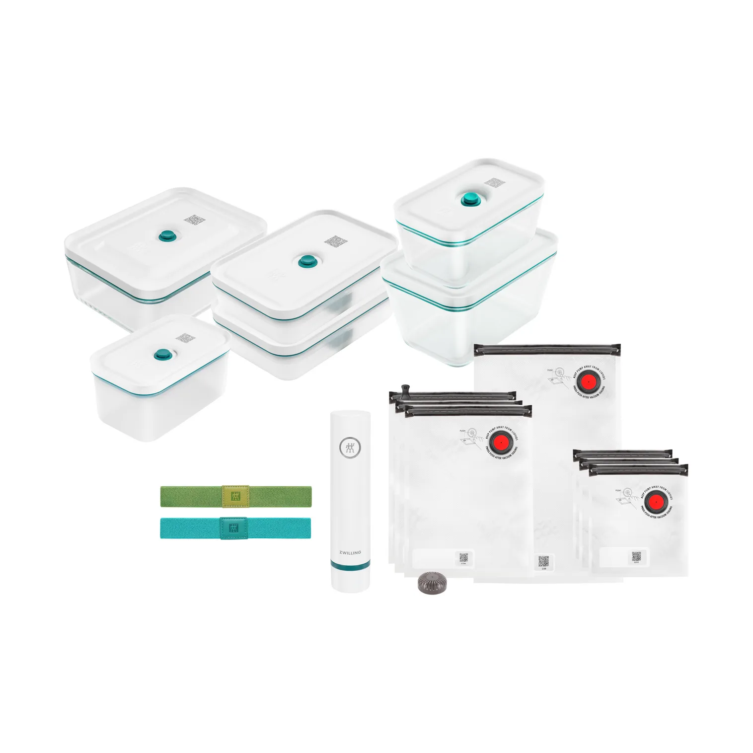 La-Mer vacuum starter set glass, 16 pieces Zwilling