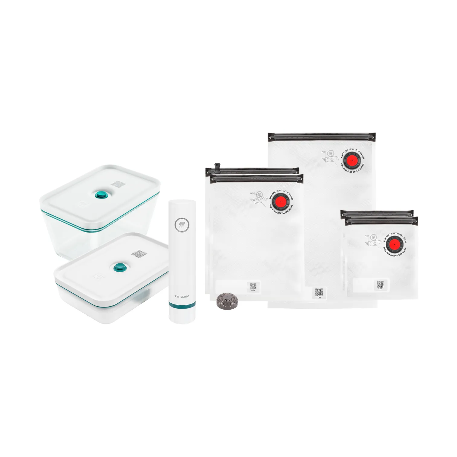 La-Mer vacuum starter set glass, 8 pieces Zwilling