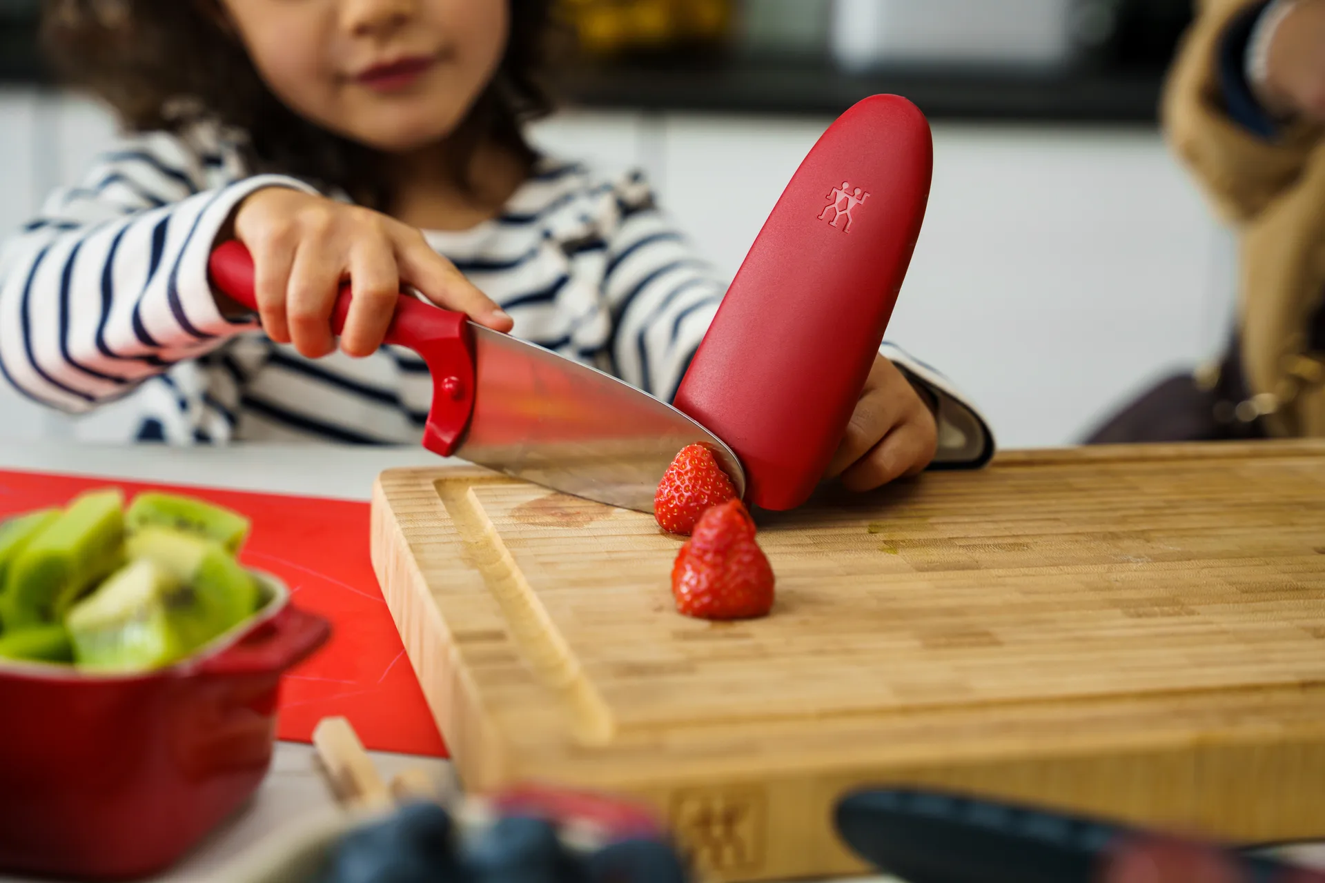 Twinny knife 10 cm, Red Zwilling