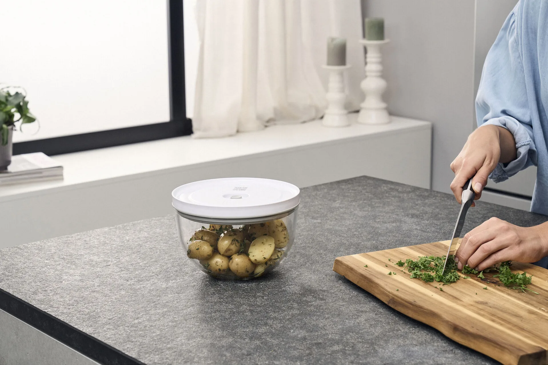 Zwilling Fresh & save vacuum lid white, M Zwilling