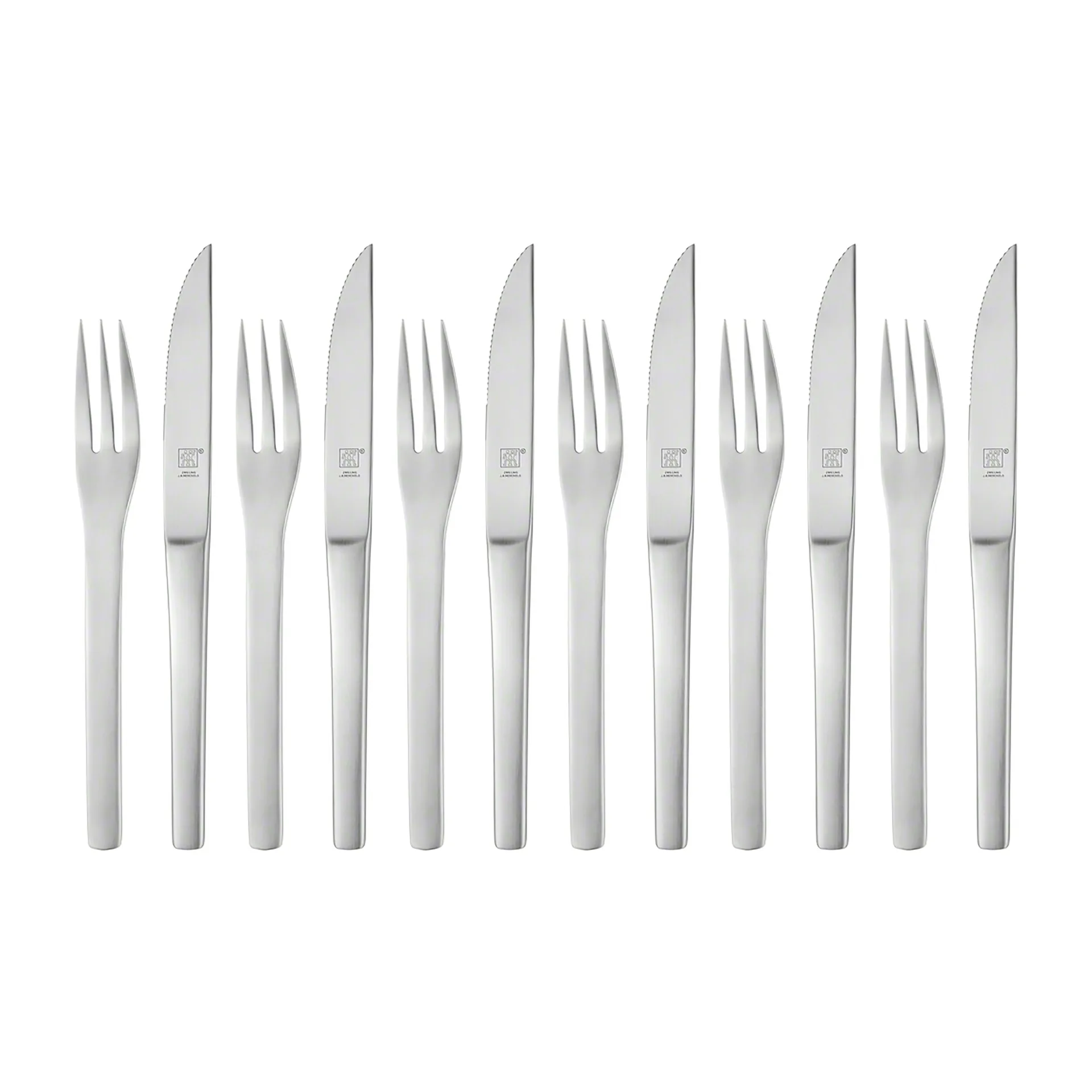 Zwilling Melbourne BBQ cutlery 12 pcs, matt stainless steel Zwilling