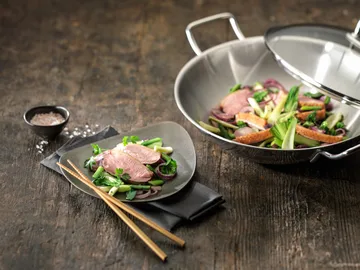 Zwilling Plus wok pan glass lid Ø32 cm - Stainless steel - Zwilling