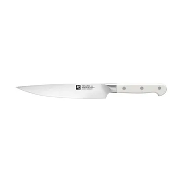 Zwilling Pro Le Blanc carving/meat knife 20 cm - White-stainless steel - Zwilling