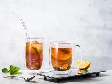 Zwilling Sorrento straws with bend 4-pack - Clear - Zwilling