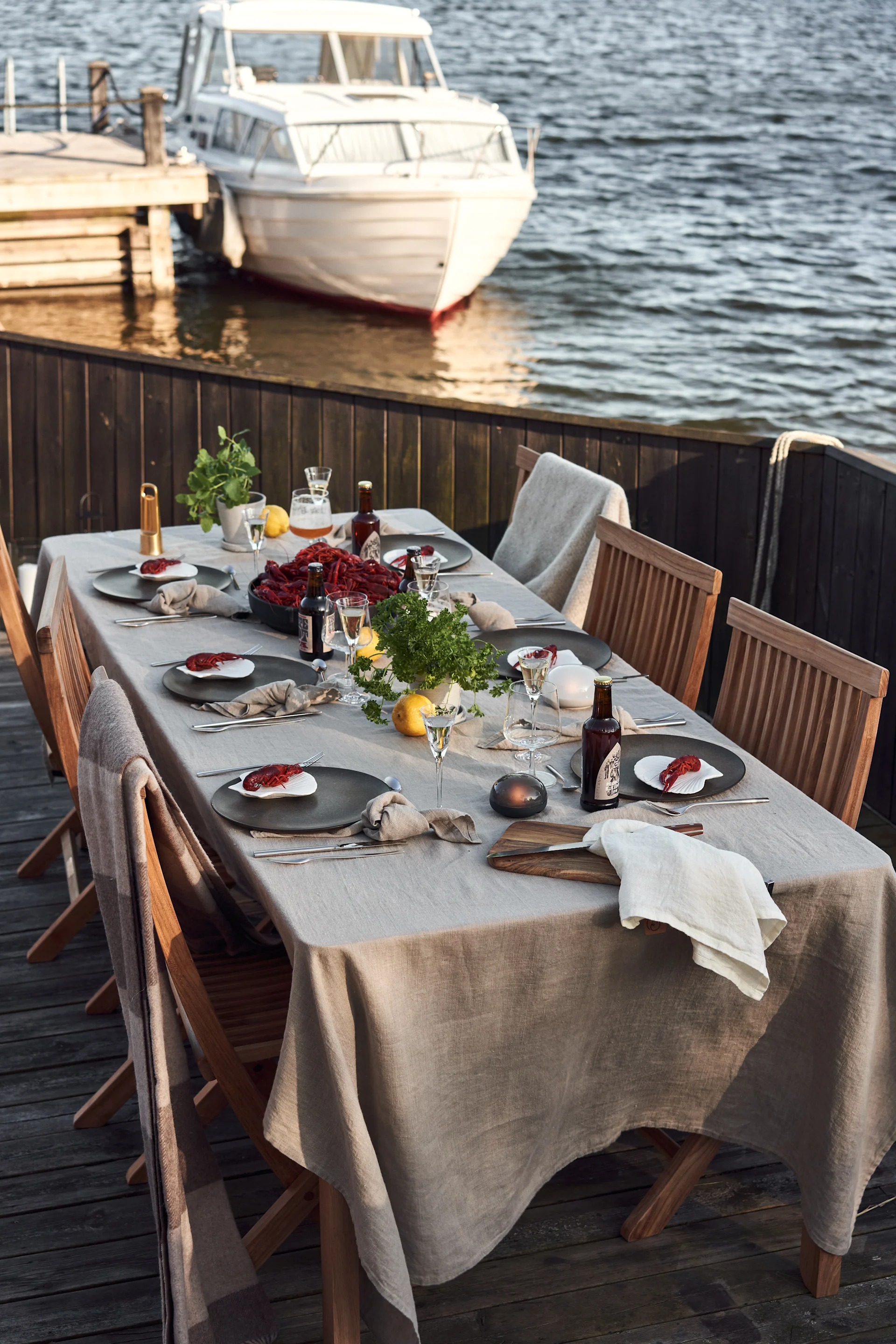 Host a Swedish crayfish party with our tips for the table setting, food and even the really Swedish traditions.