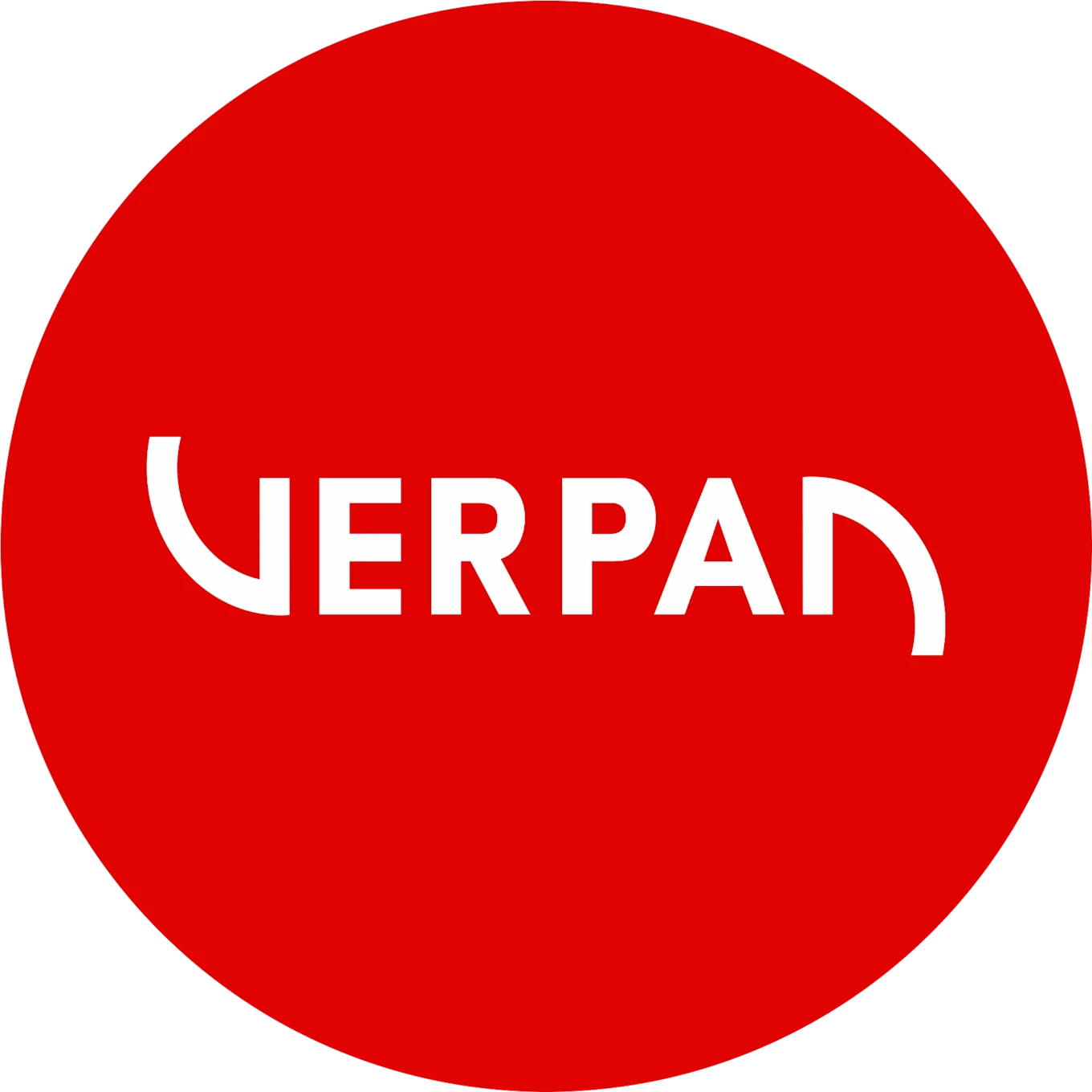 Red circular logo with the stylized white text 'UERPAN'.