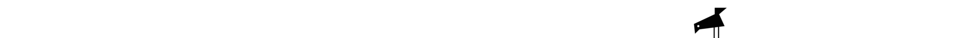 Abstract black sharp angular design with thin line, on white background, cropped right.